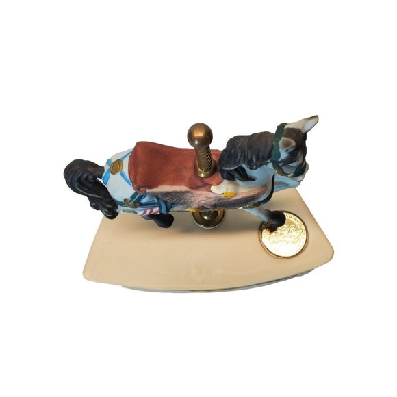 Carousel Horse Music Box Limited Edition Coin Signed Tobin Fraley on Belly Clown - Picture 8 of 8